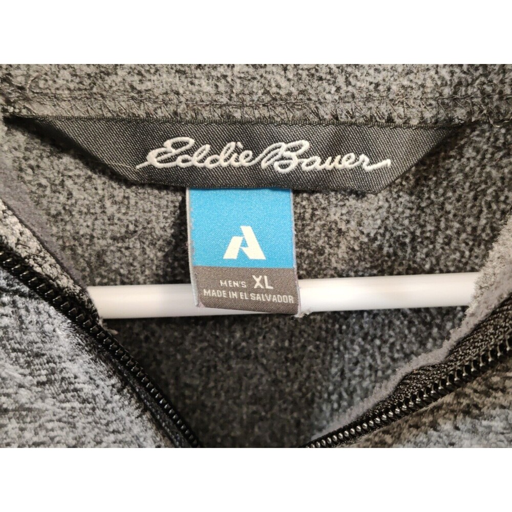 Eddie Bauer Women's XL Gray  Long Sleeve Zip Jacket Hoodie Pockets-Soft Jacket - Picture 8 of 10